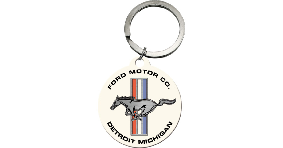 Porte-clés Ford Mustang - Horse & Stripes Logo